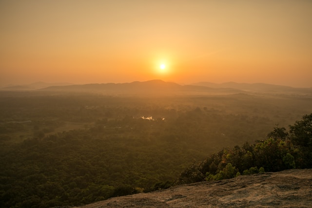 Pidurangala Rock view