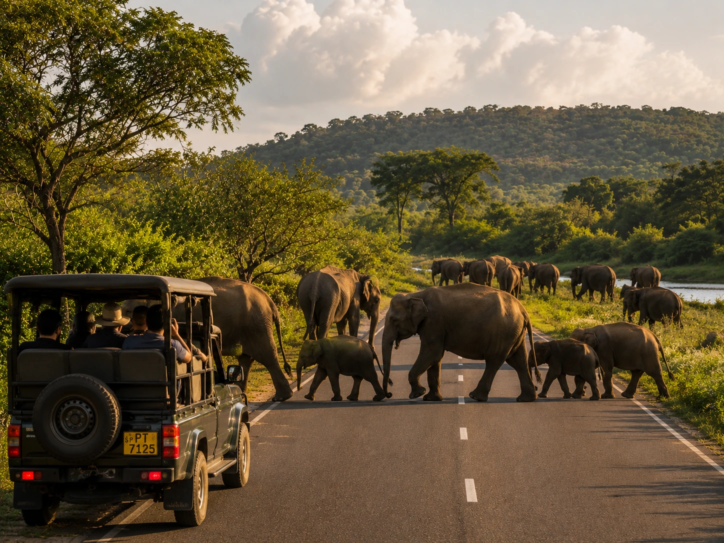 Elephants at Lahugala