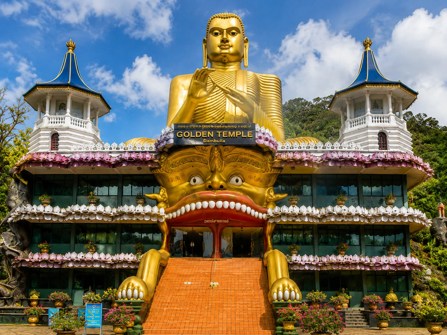 Dambulla golden Buddha